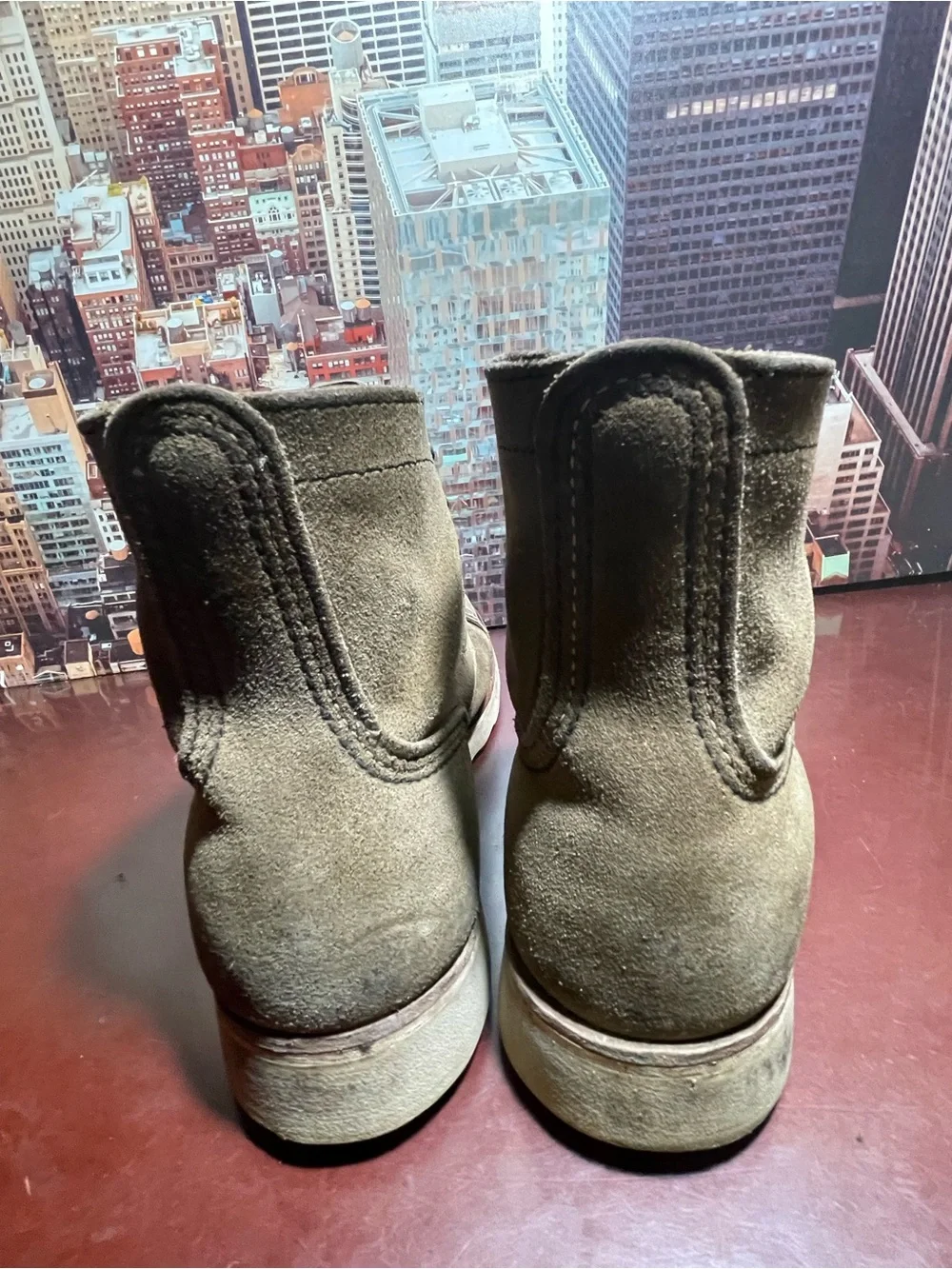 Red Wing Shoes Iron Ranger Heritage Men's Size 9 D Model #8087 No Steel Toe